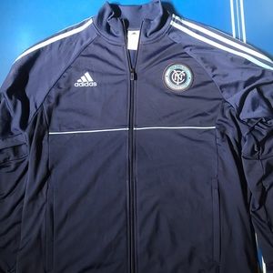 Adidas NYCFC New York City FC full zip track jacket soccer football futbal